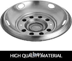 19.5'' 10 Lug Stainless Steel Wheel Simulator for 2005-2020 Ford F450 F550 Truck