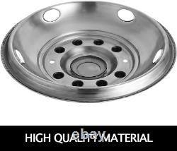 19.5'' 10 Lug Stainless Steel Wheel Simulator for 2005-2025 Ford F450 F550 Truck