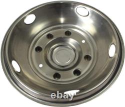 19.5 8 Lugs Stainless Steel Wheel Simulators for 2003-2004 Ford F450 F550 Truck