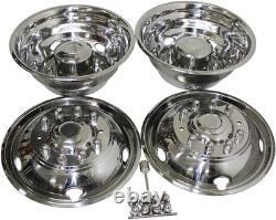 19.5 Inch Stainless Steel Wheel Simulators for 2005-2025 Ford F450 F550 Truck