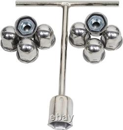 19.5 Inch Stainless Steel Wheel Simulators for 2005-2025 Ford F450 F550 Truck