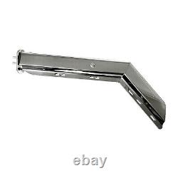 1.125 1-1/8 Semi Truck Spring Loaded Mud Flap Hanger Angled Stainless RH&LH New