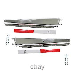 1.125 Mud Flap Hangers &Mudflap 24x24 for Semi Truck Trailer Stainless Steel