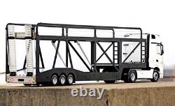 1/14 3-Axle 1100mm FULLY STAINLESS STEEL Auto Transport Trailer NIB