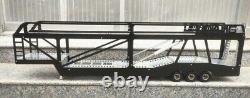 1/14 3-Axle 1100mm FULLY STAINLESS STEEL Auto Transport Trailer NIB