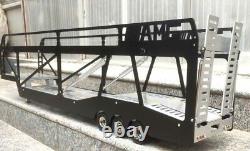 1/14 3-Axle 1100mm FULLY STAINLESS STEEL Auto Transport Trailer NIB