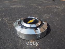 (1) 1969 1977 Chevy 1/2 Ton Truck Dog Dish Stainless Steel Hubcap 10.5