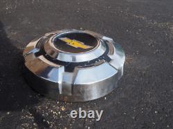(1) 1969 1977 Chevy 1/2 Ton Truck Dog Dish Stainless Steel Hubcap 10.5