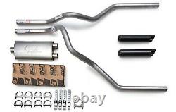 2009-2019 Chevy Silverado Borla ProXS Mandrel Dual Truck Exhaust Kit Black Tips