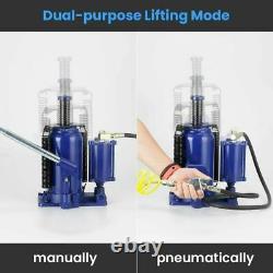 20 Ton Hydraulic Air Bottle Jack Pneumatic Lifting Ram Car Van Truck Lorry Lifts