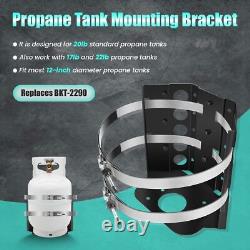 20 lb Propane Tank Holder Mount Stainless Steel Truck RV Marine Bracket BKT-2290