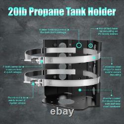 20 lb Propane Tank Holder Mount Stainless Steel Truck RV Marine Bracket BKT-2290