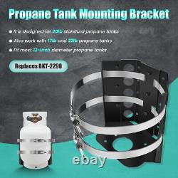 20 lb Propane Tank Holder Mount Stainless Steel Truck RV Marine Bracket BKT-2290