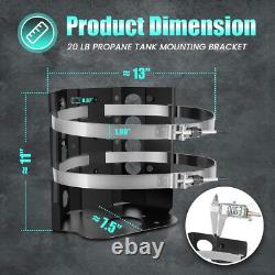 20 lb Propane Tank Holder Mount Stainless Steel Truck RV Marine Bracket BKT-2290