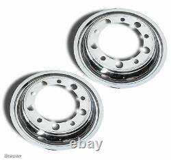 22.5 Universal Stainless Steel Front Inner Wheel Trims Cover Truck Lorry