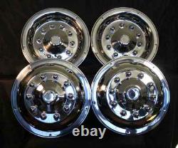 22.5 wheel simulators hubcaps 10 lug bus truck rv semi universal fit