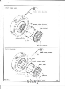 22.5 wheel simulators hubcaps 10 lug bus truck rv semi universal fit motorhome