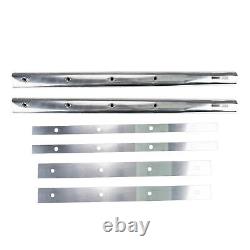 24 x 24 Stainless Steel Mud Flaps Splash Guards for Universal Truck Trailer