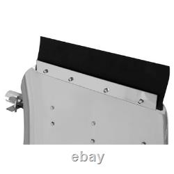 24 x 24 Stainless Steel Quarter Fender For Semi Truck with Tubes and Brackets