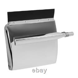 24 x 24 Stainless Steel Quarter Fender For Semi Truck with Tubes and Brackets