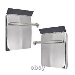 24 x 27 Stainless Steel Quarter Fender for Semi Truck Freightliner Volvo VNL