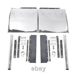 24 x 27 Stainless Steel Quarter Fender for Semi Truck Freightliner Volvo VNL