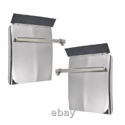 24 x 29 Stainless Steel Quarter Fender for Semi Truck Freightliner Volvo VNL