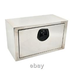 24x12x14 Stainless Steel Underbody Truck Tool Box Trailer Storage withLock