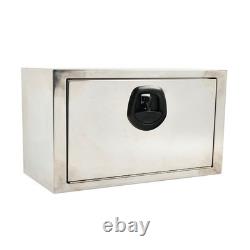 24x12x14 Stainless Steel Underbody Truck Tool Box Trailer Storage withLock