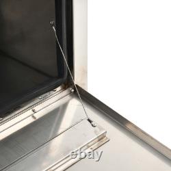 24x12x14 Stainless Steel Underbody Truck Tool Box Trailer Storage withLock