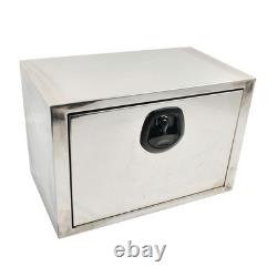 24x14x16 Stainless Steel Underbody Truck Tool Box Trailer Storage withLock