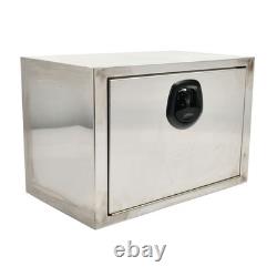 24x14x16 Stainless Steel Underbody Truck Tool Box Trailer Storage withLock