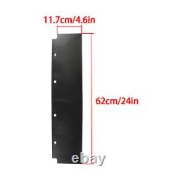 24x24 Quarter Fender Set Stainless Steel Fit For Volvo VNL Semi Truck