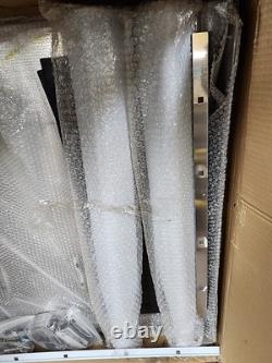 24x29 Stainless Steel Quarter Fenders Triangle Brackets for Semi-Trucks Pair