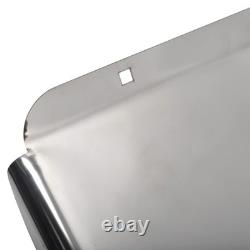 24x 29 Stainless Steel Quarter Fender Set for Semi Truck Freightliner Kenworth