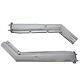28 Stainless Steel Mud Flap Hangers Angled 2.5 Semi Truck Spring Loaded New