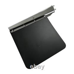 2PCS HD 1.125 Mud Flap Hangers & Mudflap 24x24 for Semi Truck Stainless Steel