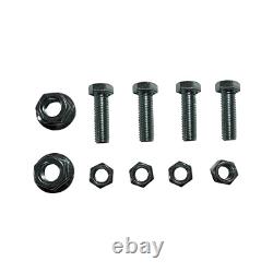 2PCS HD 1.125 Mud Flap Hangers & Mudflap 24x24 for Semi Truck Stainless Steel