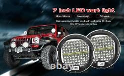 2X 7inch 300W LED Work Light Bar Spot Beam Off-Road Driving Fog Light Car Truck