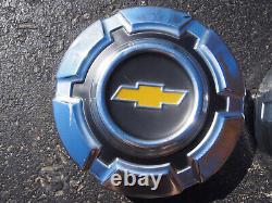 (2) 1969 1977 Chevy 3/4 and 1 Ton Truck Dog Dish Stainless Steel Hubcaps 12