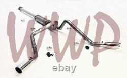 2.5 Dual Side Stainless Steel CatBack Exhaust System 05-15 Toyota Tacoma 4.0L
