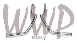 2.5 Stainless Dual Exhaust DIY Universal Tailipes For 73-87 Chevy/GMC C/K Truck