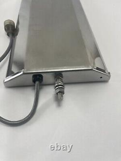 (2) NOS Heated Vintage International Truck Mirrors Stainless Steel 1622442C91