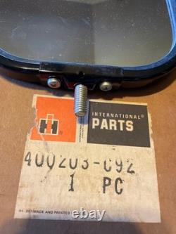2 NOS Vintage DELBAR WEST COAST STYLE TRUCK MIRROR PAIR Stainless Steel 16x7