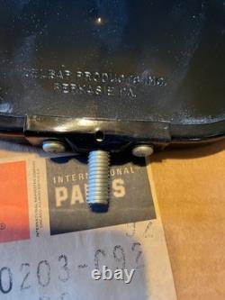 2 NOS Vintage DELBAR WEST COAST STYLE TRUCK MIRROR PAIR Stainless Steel 16x7