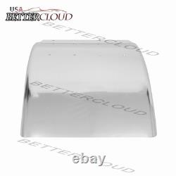2 Pack 24x29 Stainless Steel Quarter Fender for Semi Trucks +Mounting Hardware