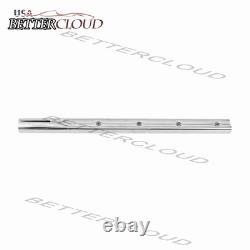 2 Pack 24x29 Stainless Steel Quarter Fender for Semi Trucks +Mounting Hardware