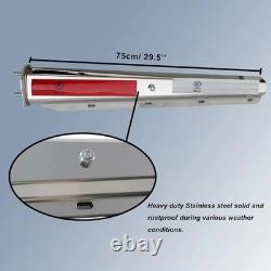 2 Pack Stainless Steel Heavy Duty Straight Spring Loaded Mud Flap Hanger Bracket