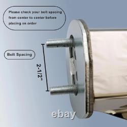 2 Pack Stainless Steel Heavy Duty Straight Spring Loaded Mud Flap Hanger Bracket