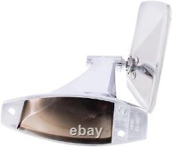 2 Set Stainless Steel Exterior Mirror 1970-72 Chevy/GMC Truck Polished Mirror